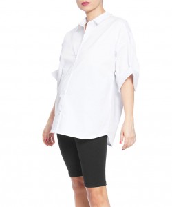 Camisa Materna Oversize Blanca